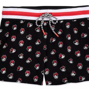 Disney Minnie Mouse Lounge 100% Cotton Trendy Box-Cut Shorts for Women Size XL !